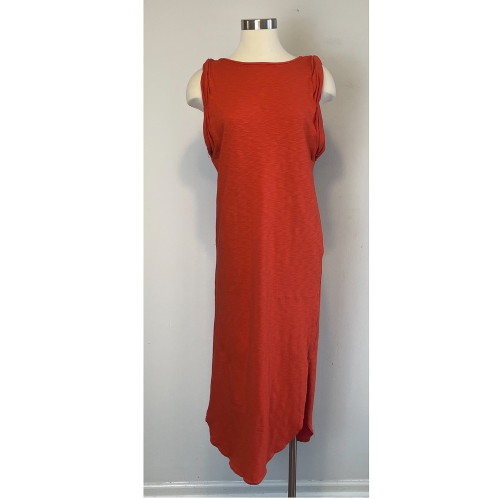 🍊NWT Free People Beach Rolled Sleeve Midi Dress